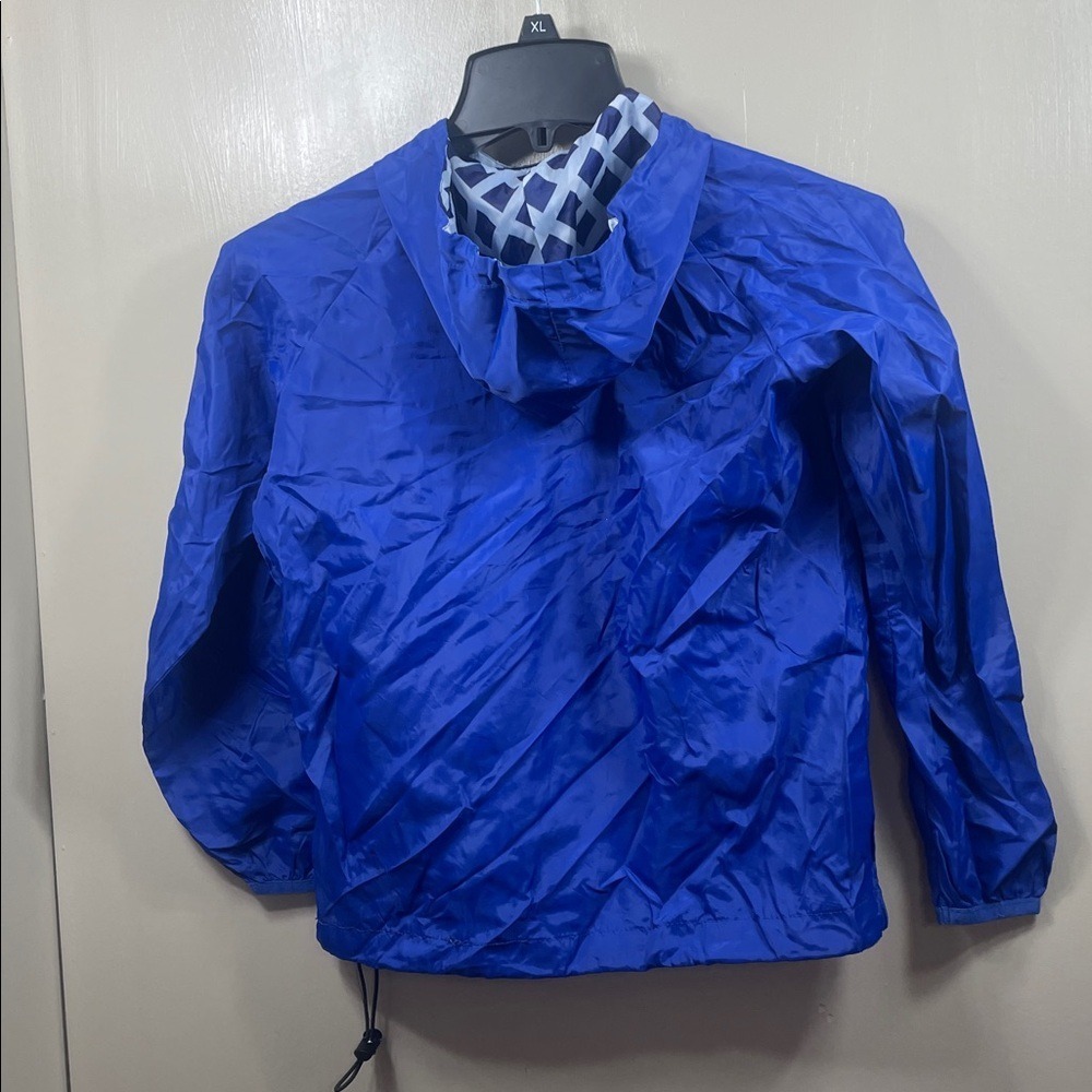 Anna Lane Blue Anorak Jacket Quarter Zip Windbreaker Lightweight Kids Size S - Picture 5 of 9